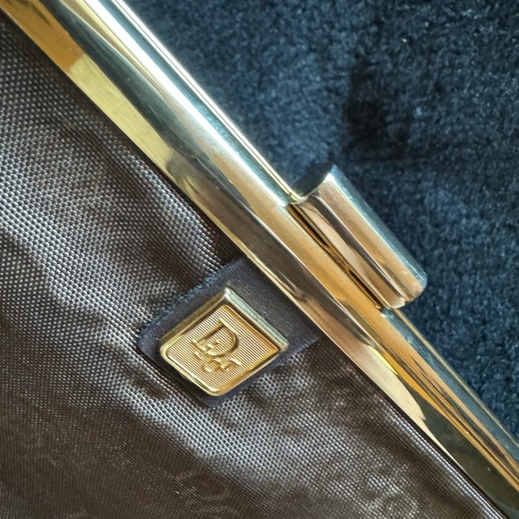 RARE Authentic Vintage Dior Monogram Kisslock Clutch-Hard to Fiind - Picture 8 of 13